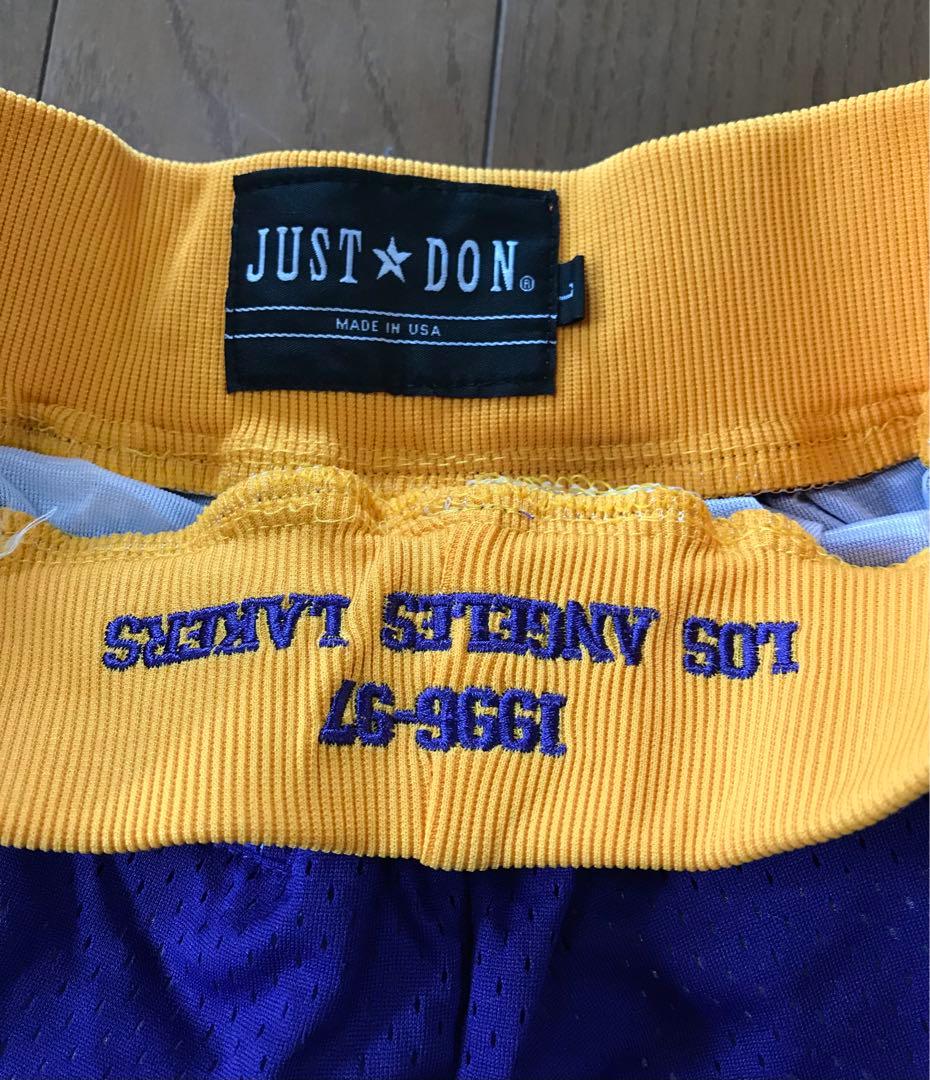 ロサンゼルス　レイカーズ　ショーツ　ハーフパンツ　ユニフォーム　L　LAKERS