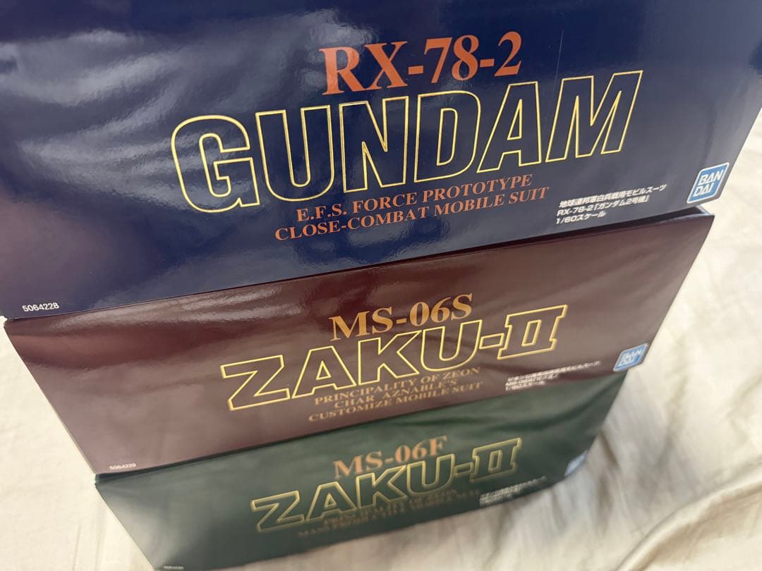 PG RX-78-2 GUNDAM & ZAKU-II 3体セット