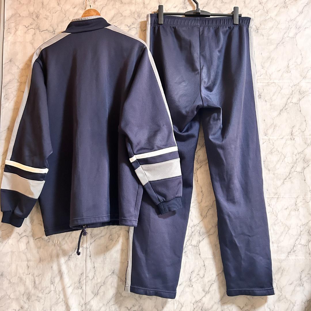 00s adidas アディダス 上下 セットアップ ジャージ ネイビー XL