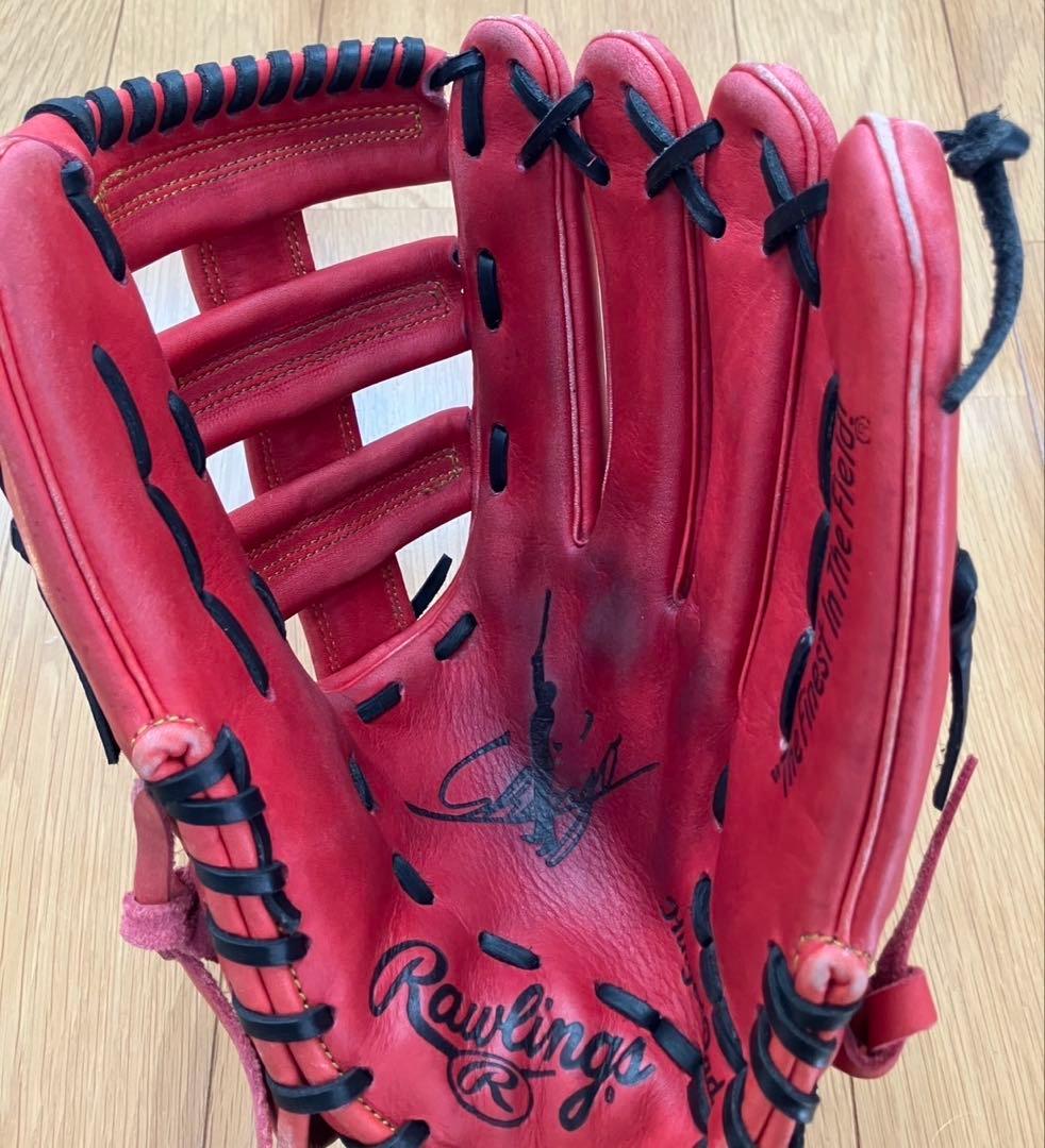ローリングス　軟式　外野用グローブ　新庄モデル