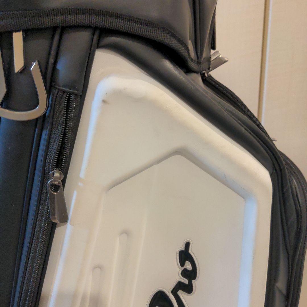 mizuno proミズノプロ　キャディバッグ　ゴルフバック 白 中古品 希少