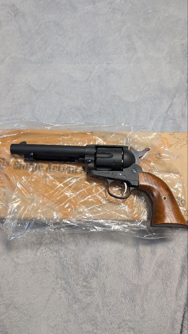 マルシンColt SAA .45 BHW 木製グリップ Xカートリッジ