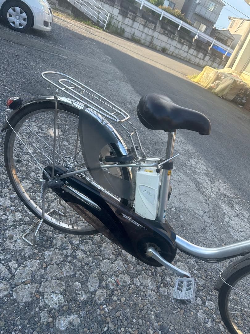 電動アシスト自転車 シティタイプ シルバー
