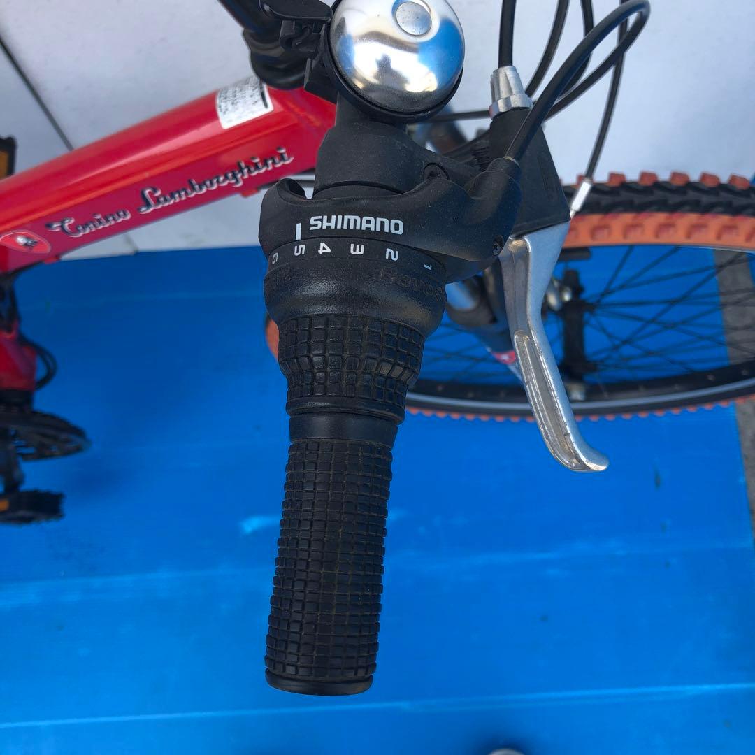 トニーノ・ランボルギーニ折畳自転車アルミWサスFD-MTB26（18speed）