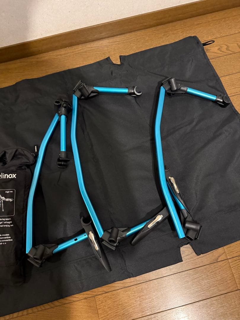 Helinox ヘリノックス コットワン コンバーチブル ブラック　コットレッグ