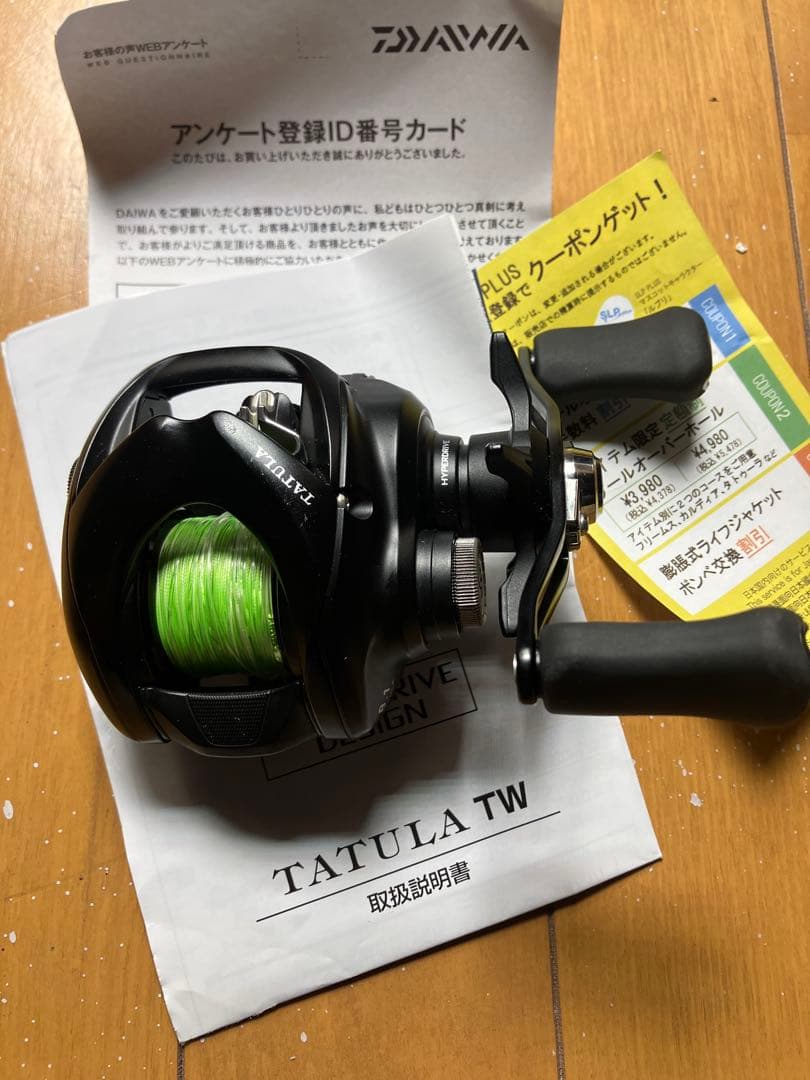 美品　ダイワ　24 タトゥーラ TW100xh
