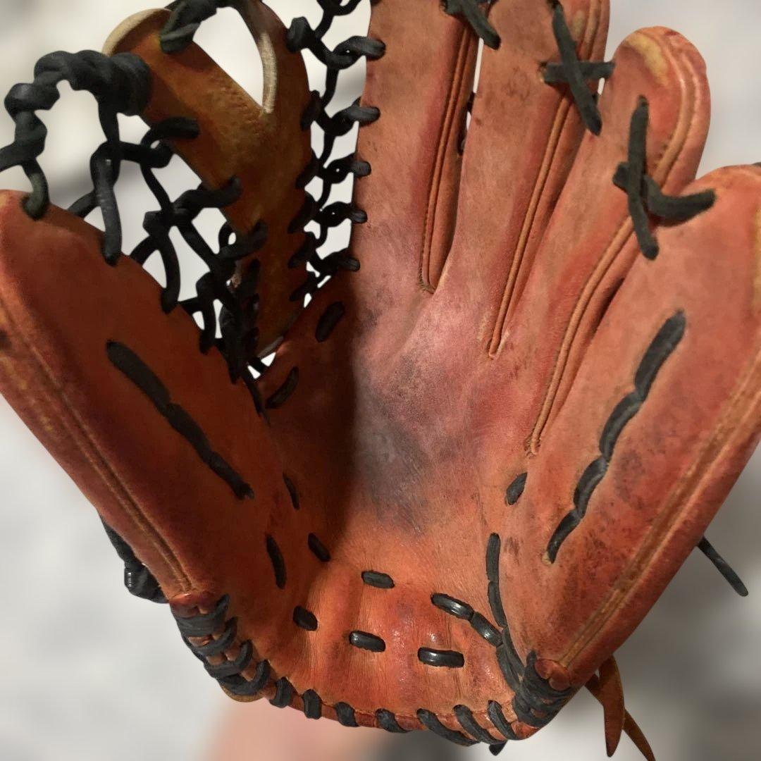 ワールドペガサス 硬式野球グローブ オレンジ　他の人と被らないんで絶対これがいい
