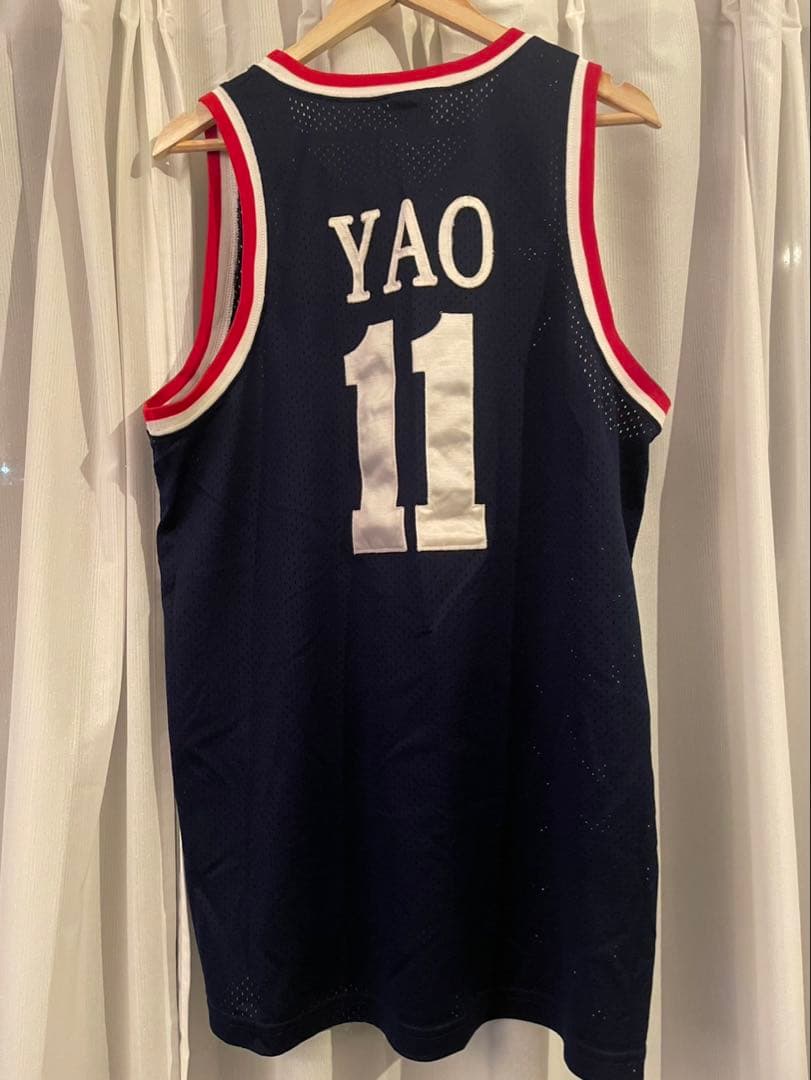 中国人NBAプレイヤーヤオミンのユニフォーム Lサイズ