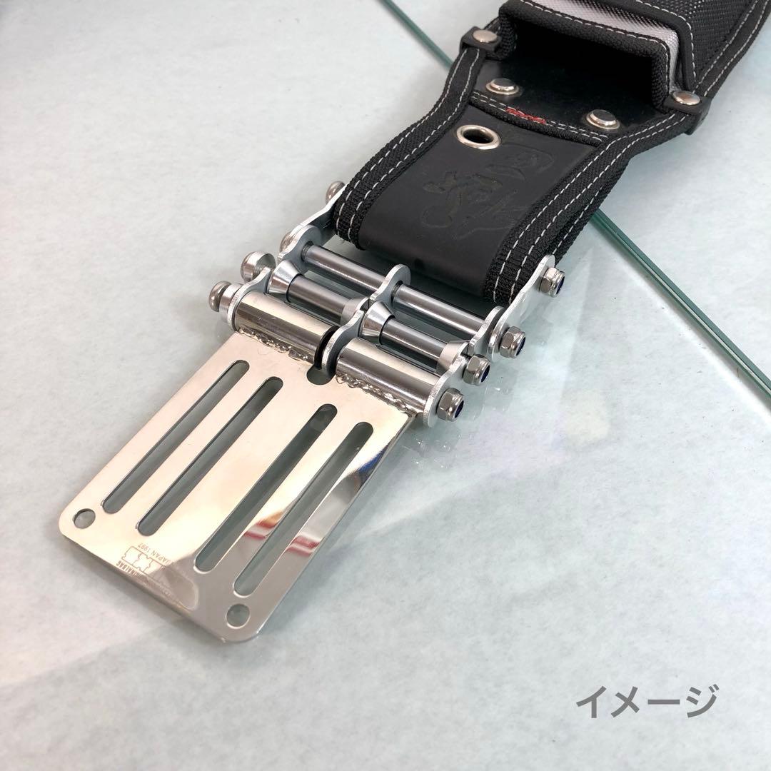 ニックス風 腰道具カスタムチェーン シルバー１組汎用工具差し対応チェーン２組