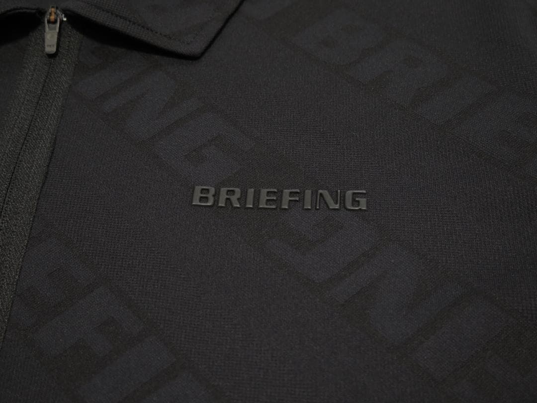 ⓁBRIEFING GOLFブリーフィングゴルフ バイアスロゴハーフジップシャツ