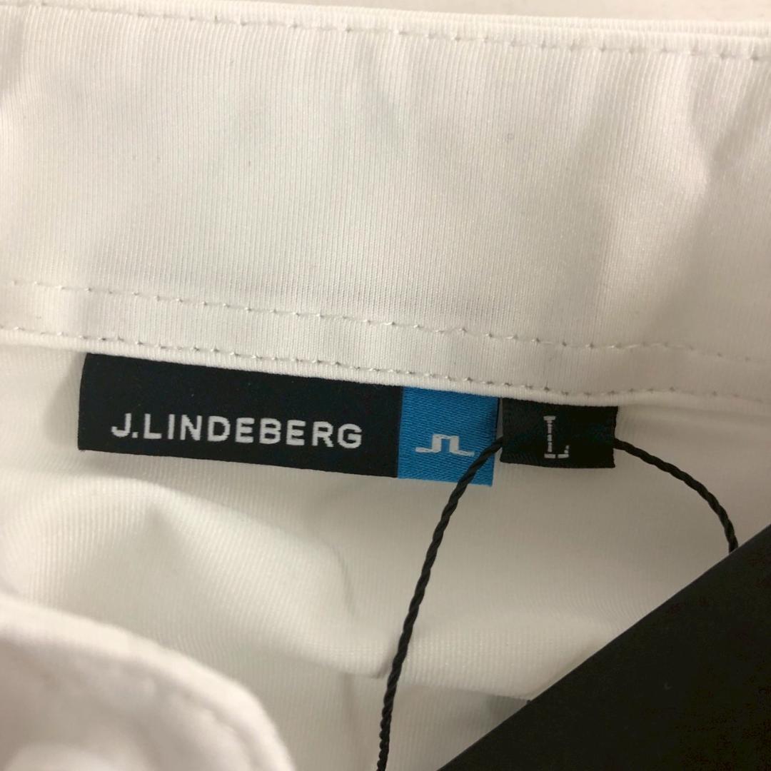 J.LINDEBERG ジェイリンドバーグ ゴルフポロシャツ メンズL 白 半袖