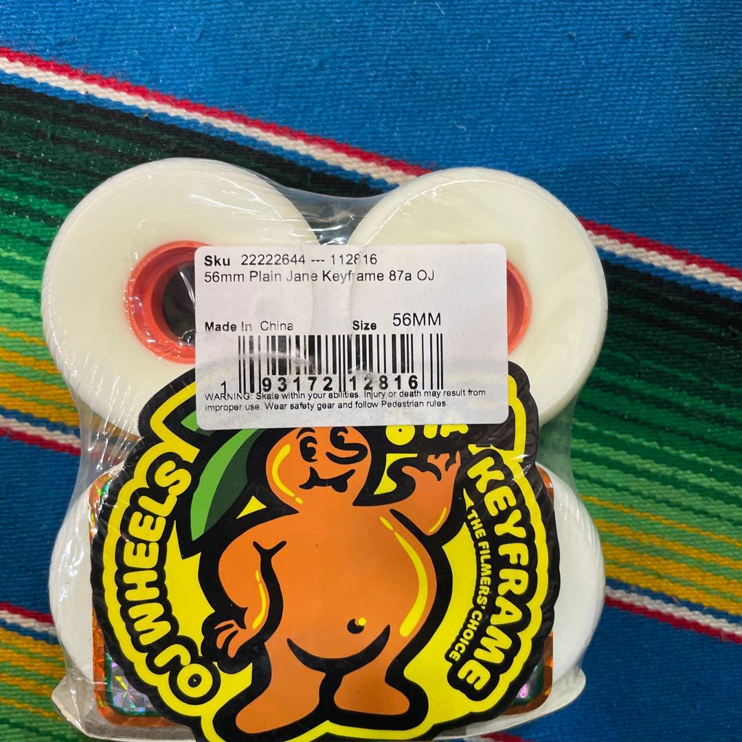 スケートボード OJ WHEELS 56mm Plain Jane Keyframe 87A