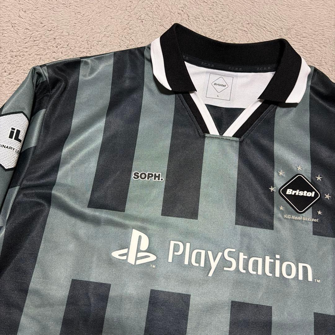 F.C.R.B. playstation ストライプ　ゲームシャツ　SHIRT