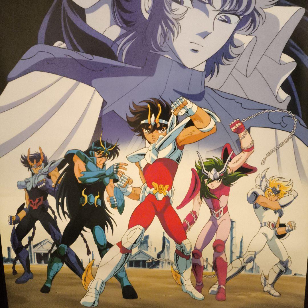 聖闘士星矢　真紅の少年伝説　非売品　当時物　ポスター