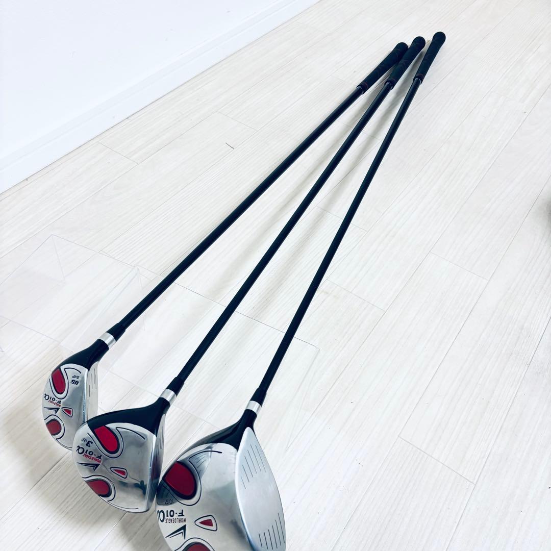 希少レフティ WORLDEAGLE F-01α ゴルフクラブ10本セット R
