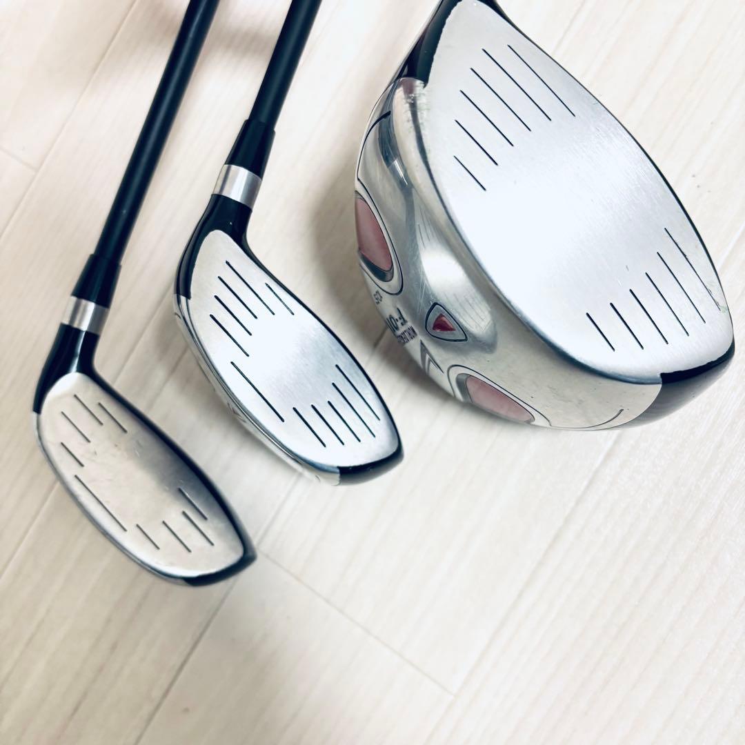 希少レフティ WORLDEAGLE F-01α ゴルフクラブ10本セット R