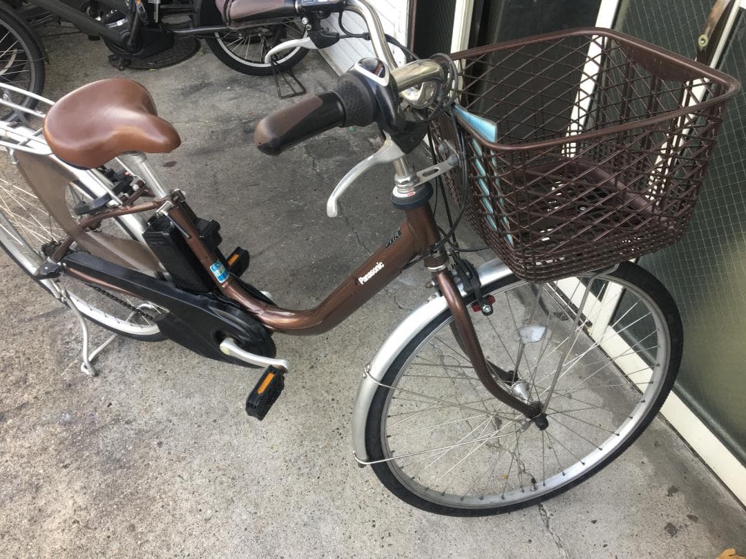 地域限定送料無料　ビビ　L　軽量モデル　12AH　茶色　神戸市　電動自転車