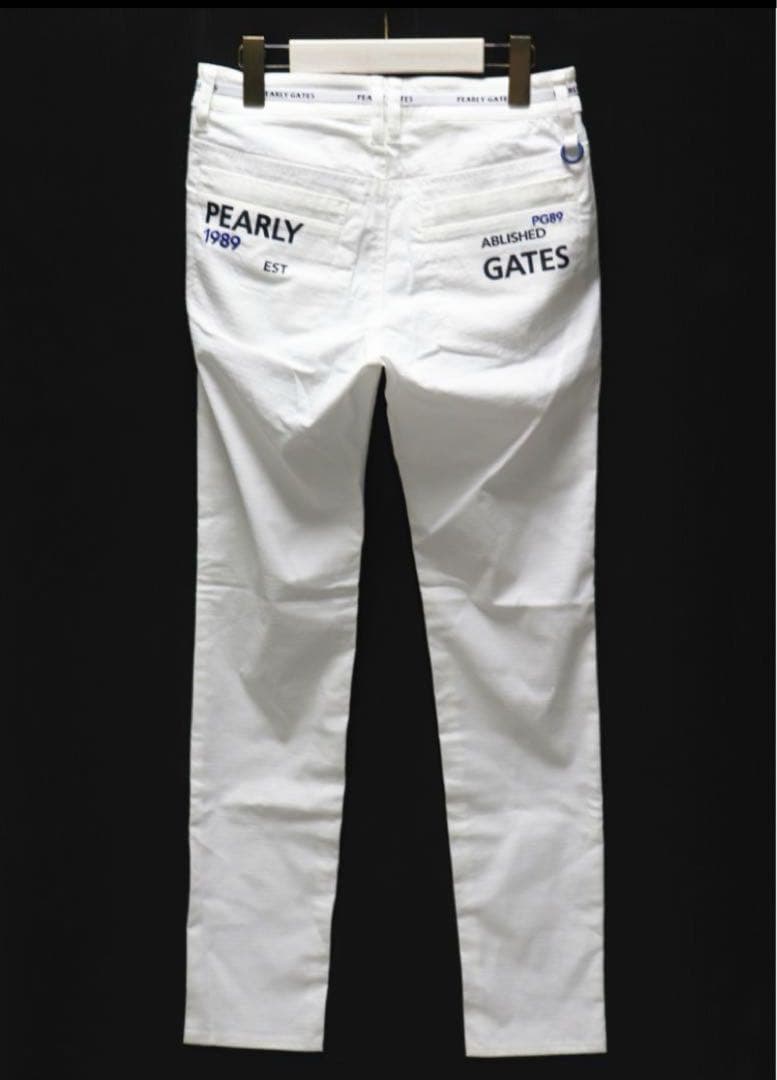 《パーリーゲイツ》新品 ティー付 薄手 接触冷感 ストレッチパンツ 1(W74)