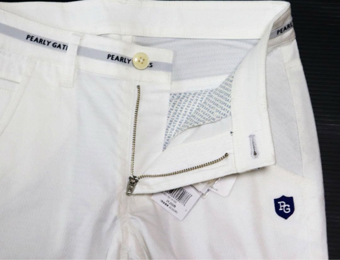 《パーリーゲイツ》新品 ティー付 薄手 接触冷感 ストレッチパンツ 1(W74)
