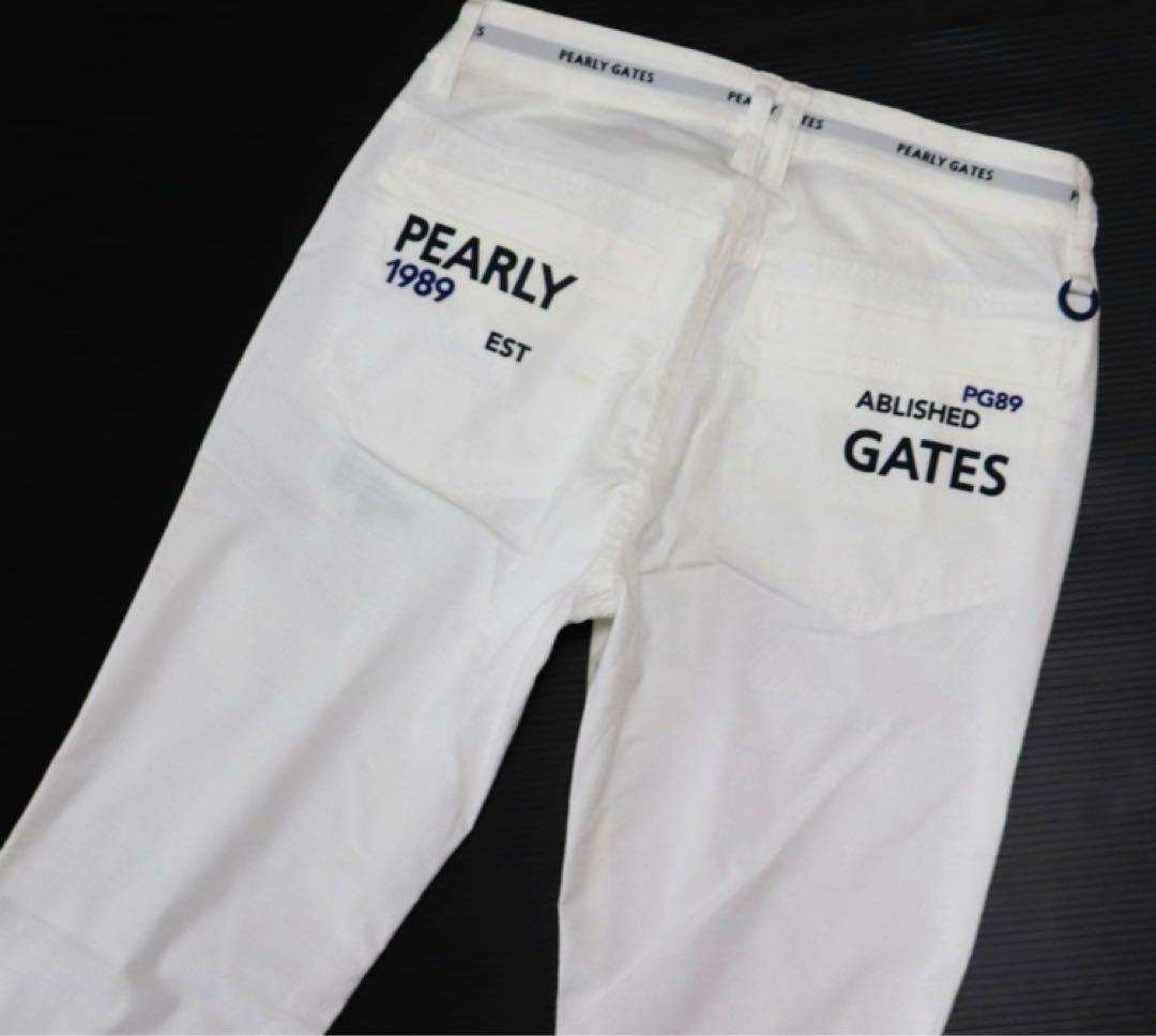 《パーリーゲイツ》新品 ティー付 薄手 接触冷感 ストレッチパンツ 1(W74)