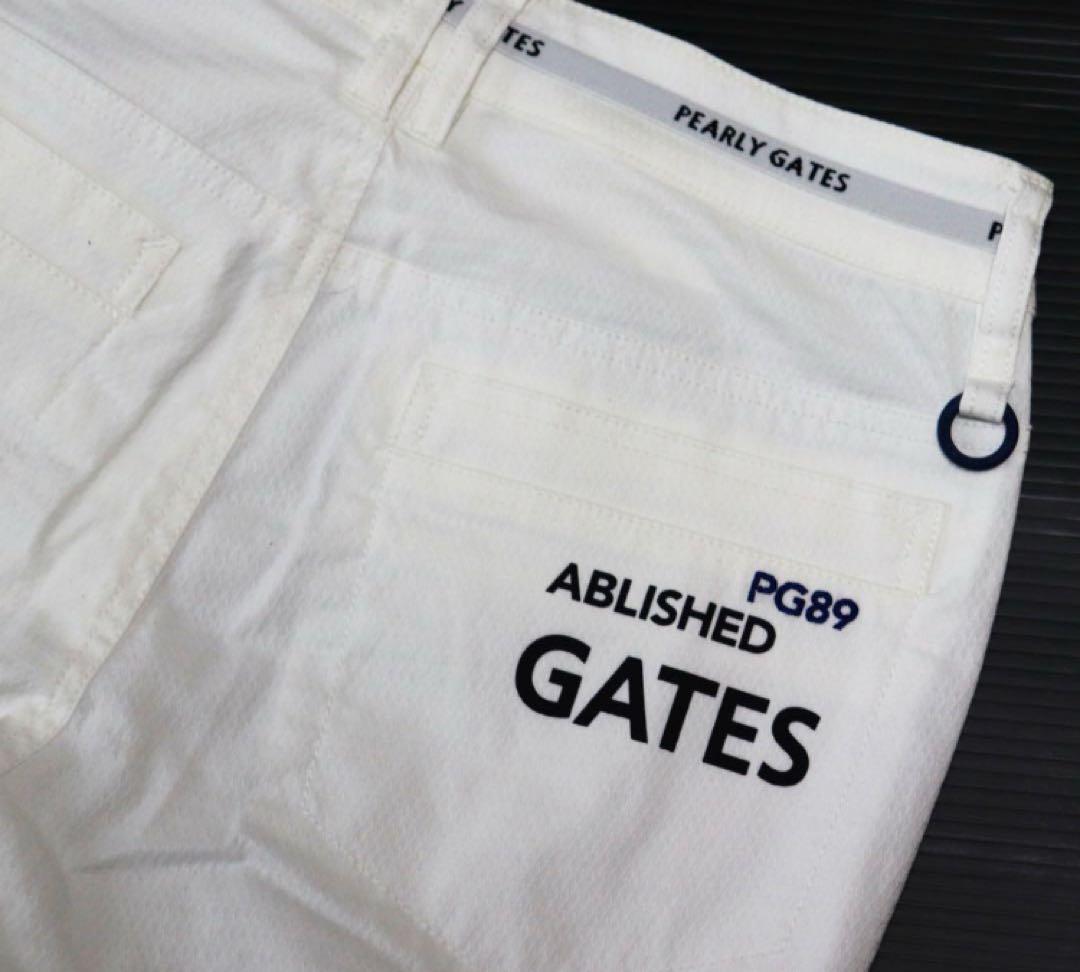 《パーリーゲイツ》新品 ティー付 薄手 接触冷感 ストレッチパンツ 1(W74)