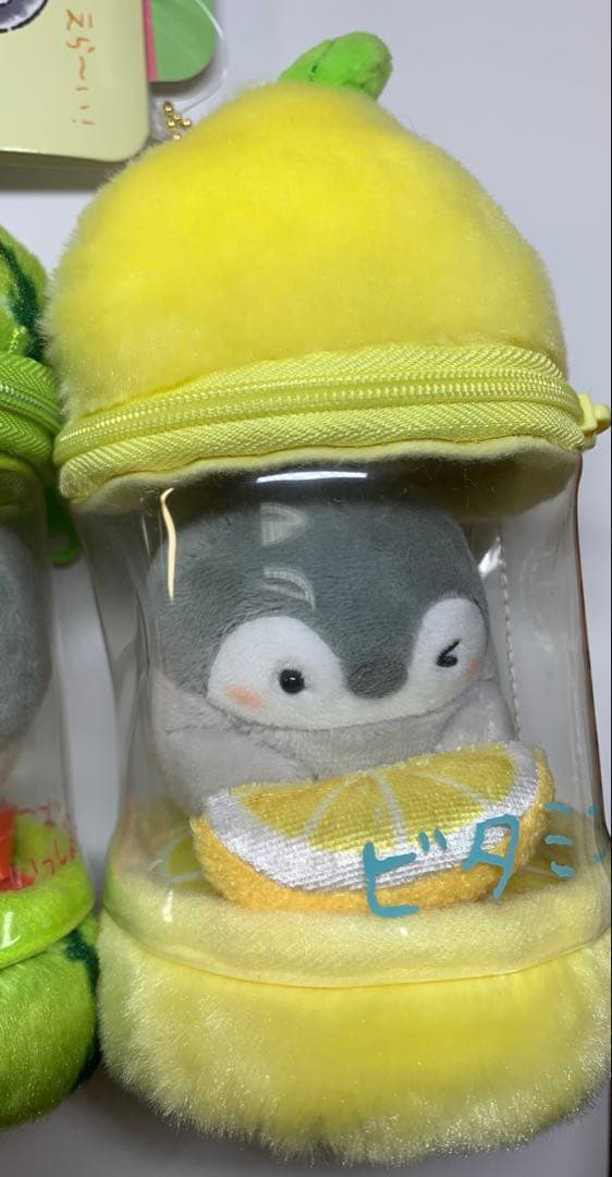 コウペンちゃん　もぎたてフルーツなマスコットポーチ　キウイ　スイカ　レモン