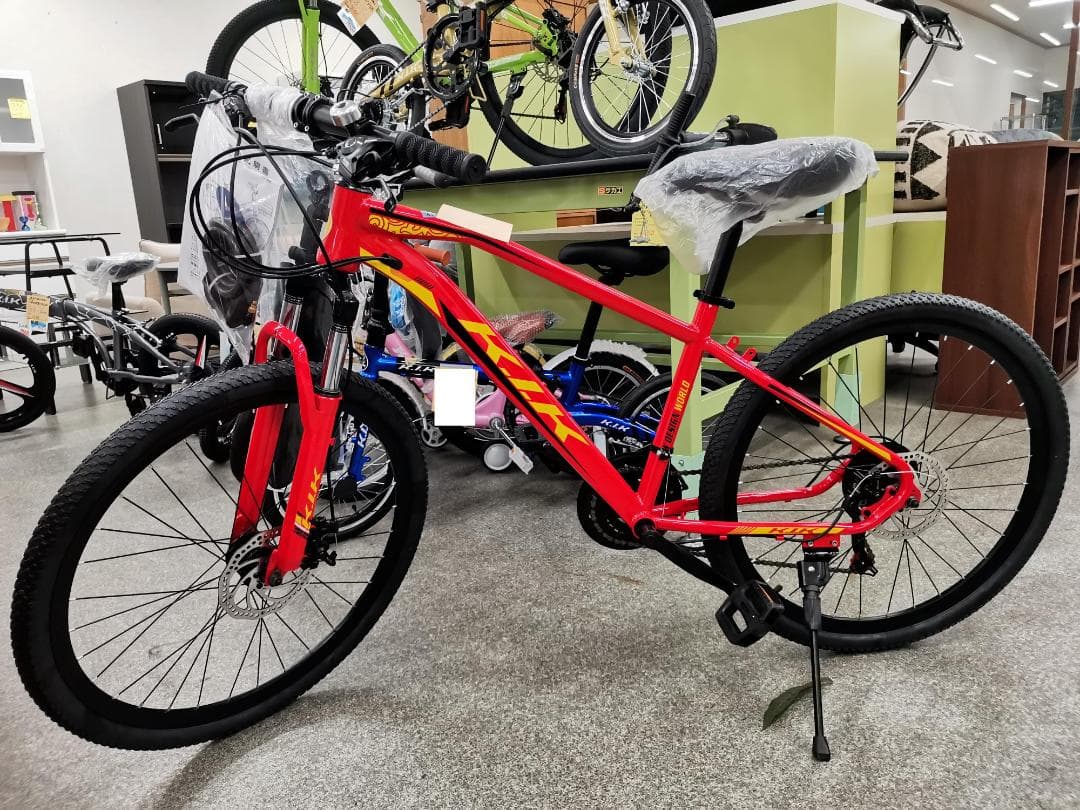 新品LS26 自転車 マウンテンバイク 21速 泥除け 鍵13