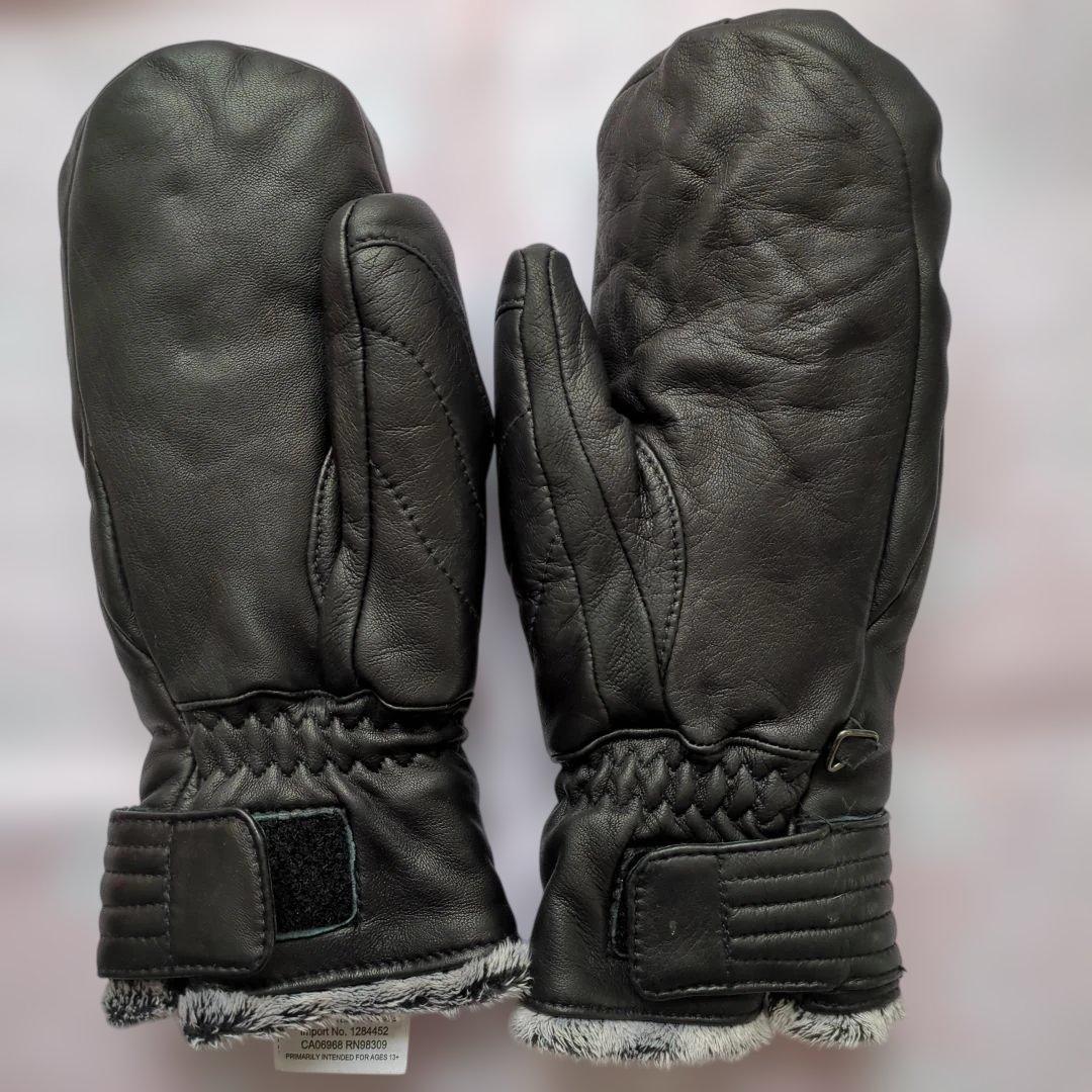 Salomon ブラック ミトングローブ