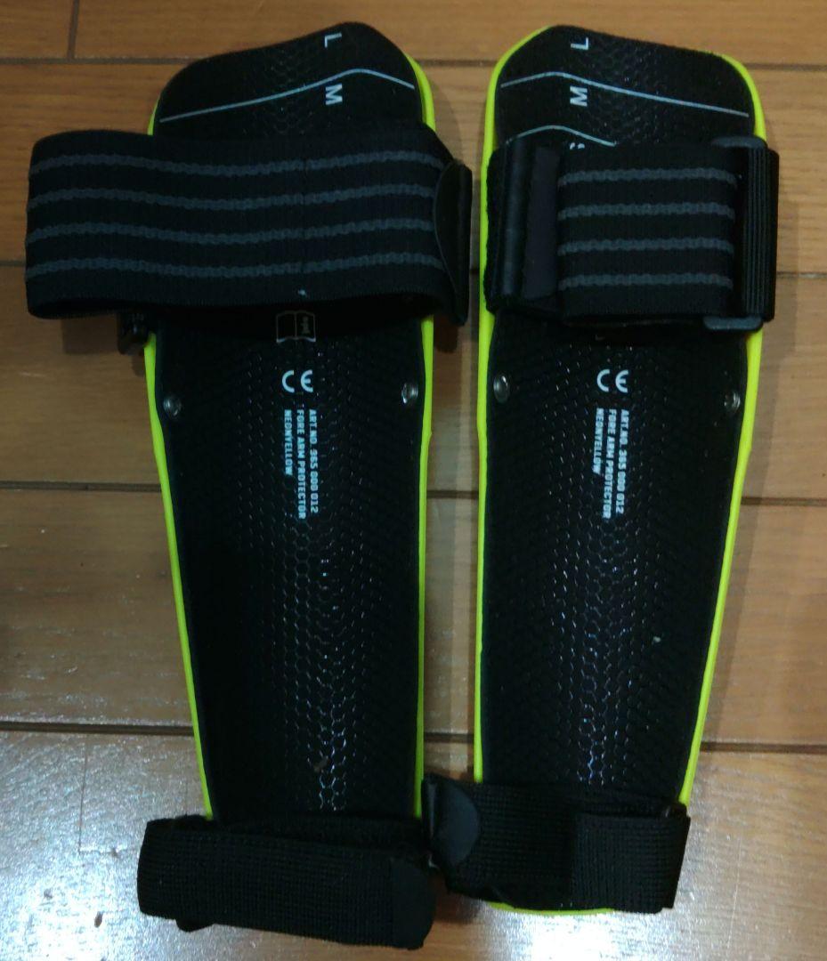 LEKI スキーアームガード L　蛍光イエロー