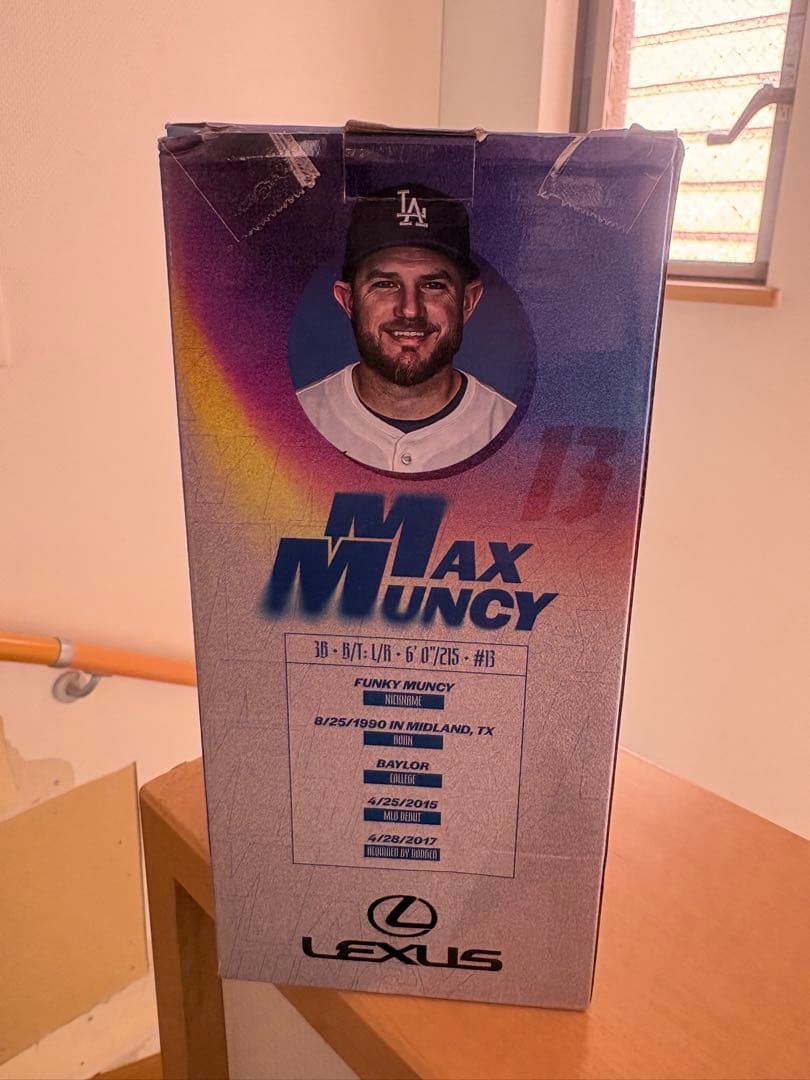 Max Muncy ボブルヘッドフィギュア #13 マックスマンシー　現地配布