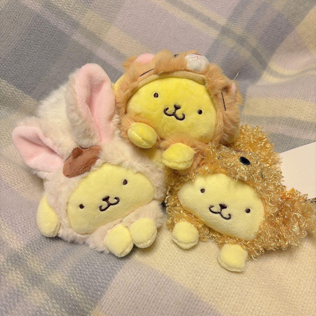 ポムポムプリン　まめぷち　犬　うさぎ　猫