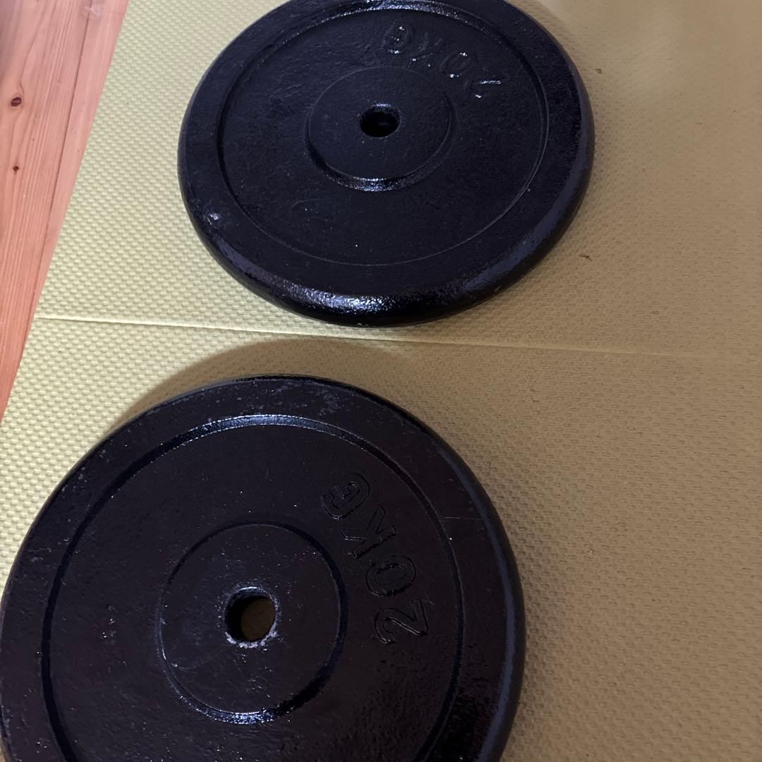 20kg 鉄製 ダンベルプレート