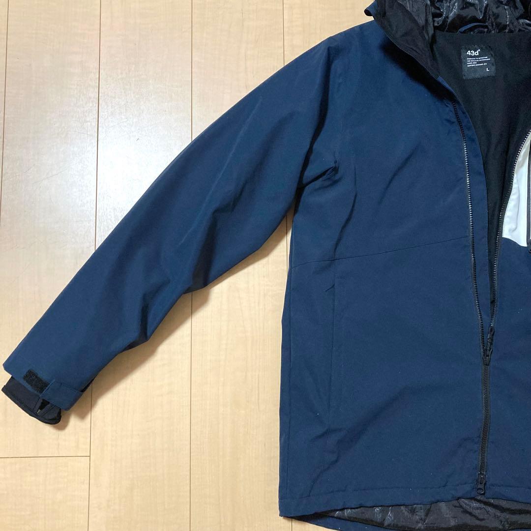 43DEGREES DLITE スノボウェア Lサイズ セットアップ ネイビー