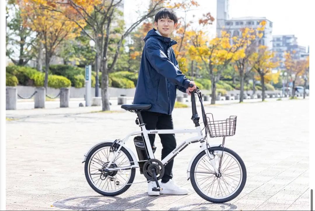 限定地域格安お届け！DASK206 オシャレ電動アシスト自転車 白 新品同様☆