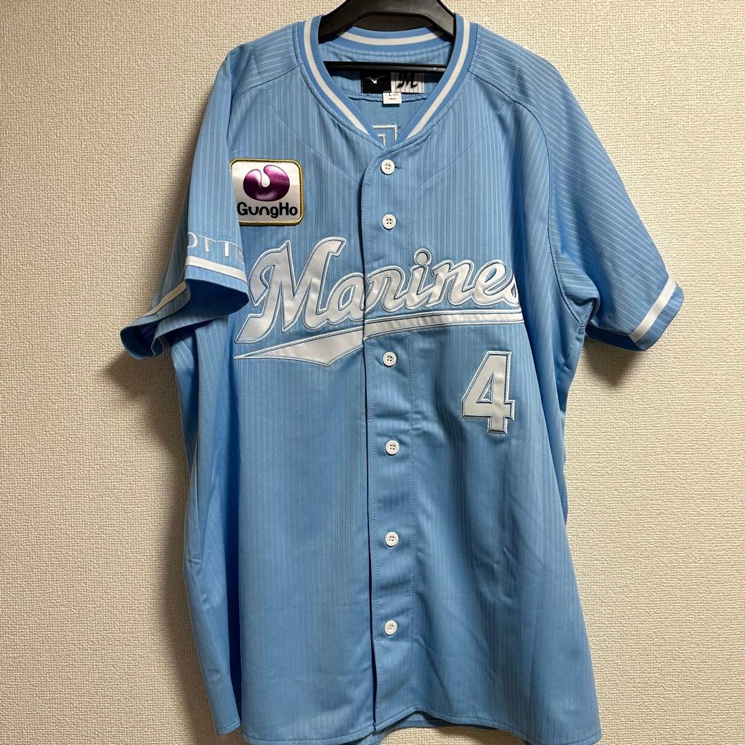 千葉ロッテマリーンズ 藤岡 マリンフェスタ ユニフォーム L