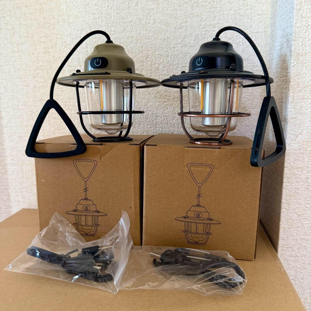 【Kent】吊り下げ式ランタン2点セット×2
