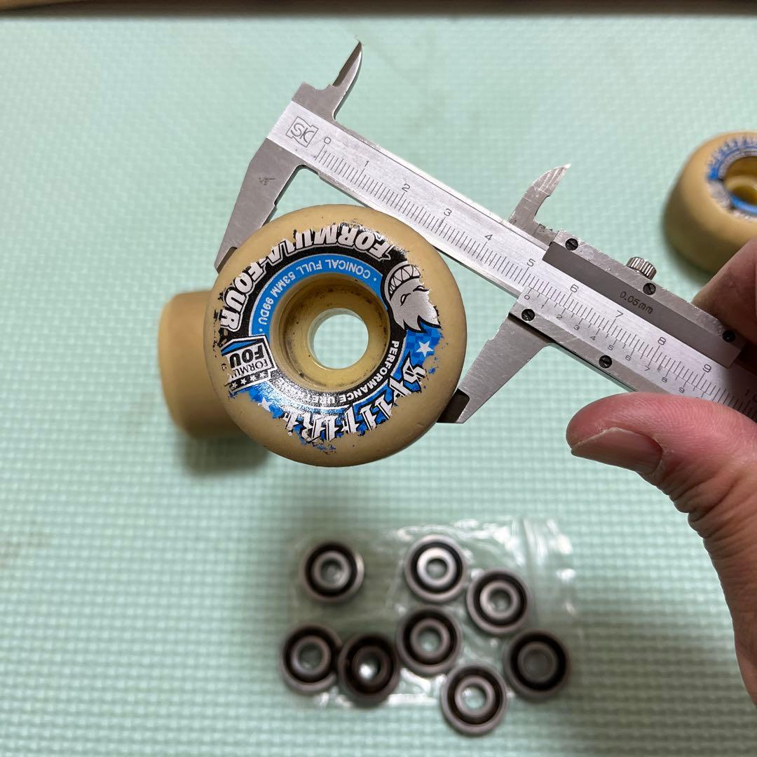 spitfire f4 スケートボード　ハードウィール　５３mm