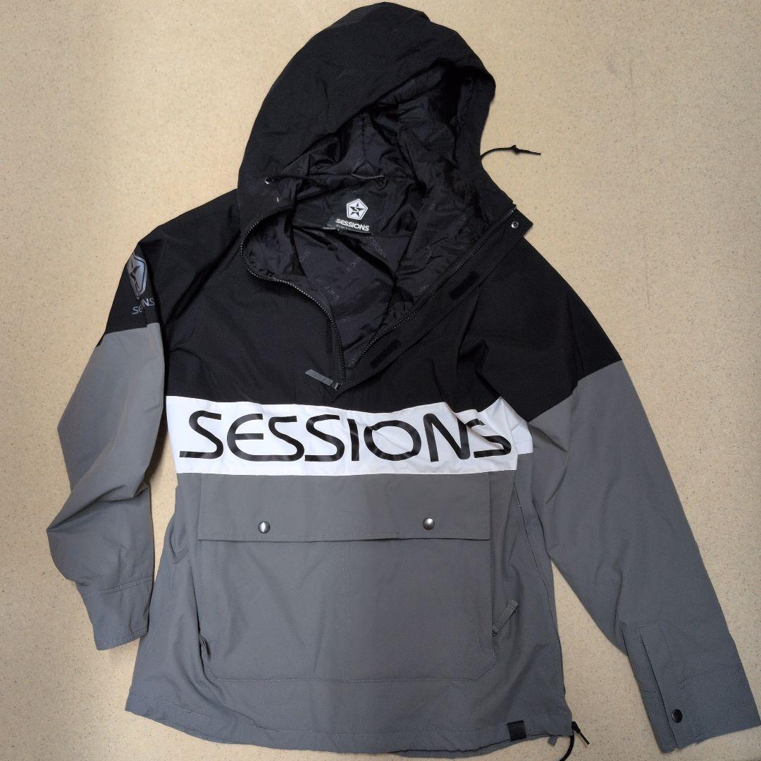 SESSIONS アノラック スノーボードウェア　手袋、帽子付き