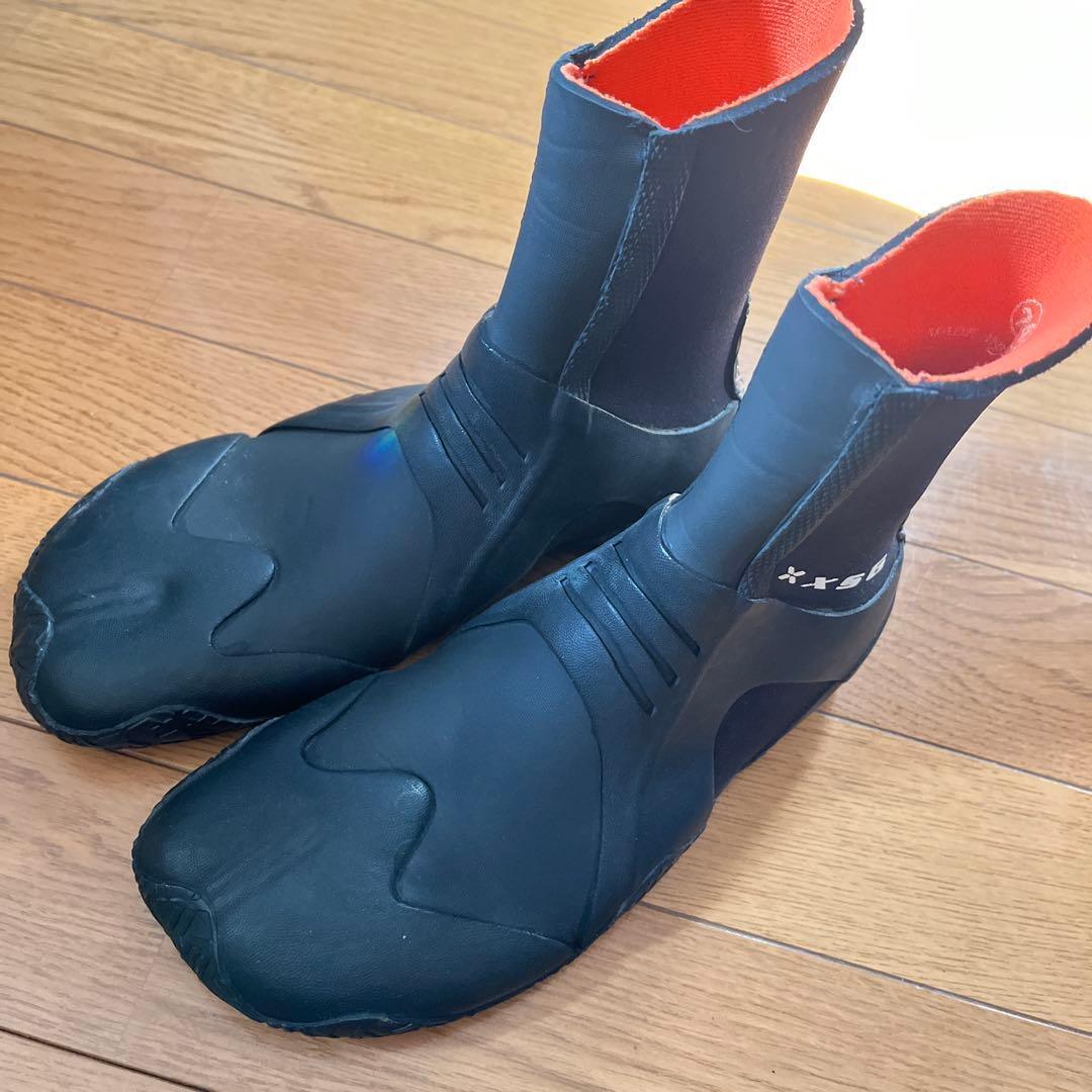 X-SOCKS サーフィン用 ネオプレンブーツ ブラック/オレンジ