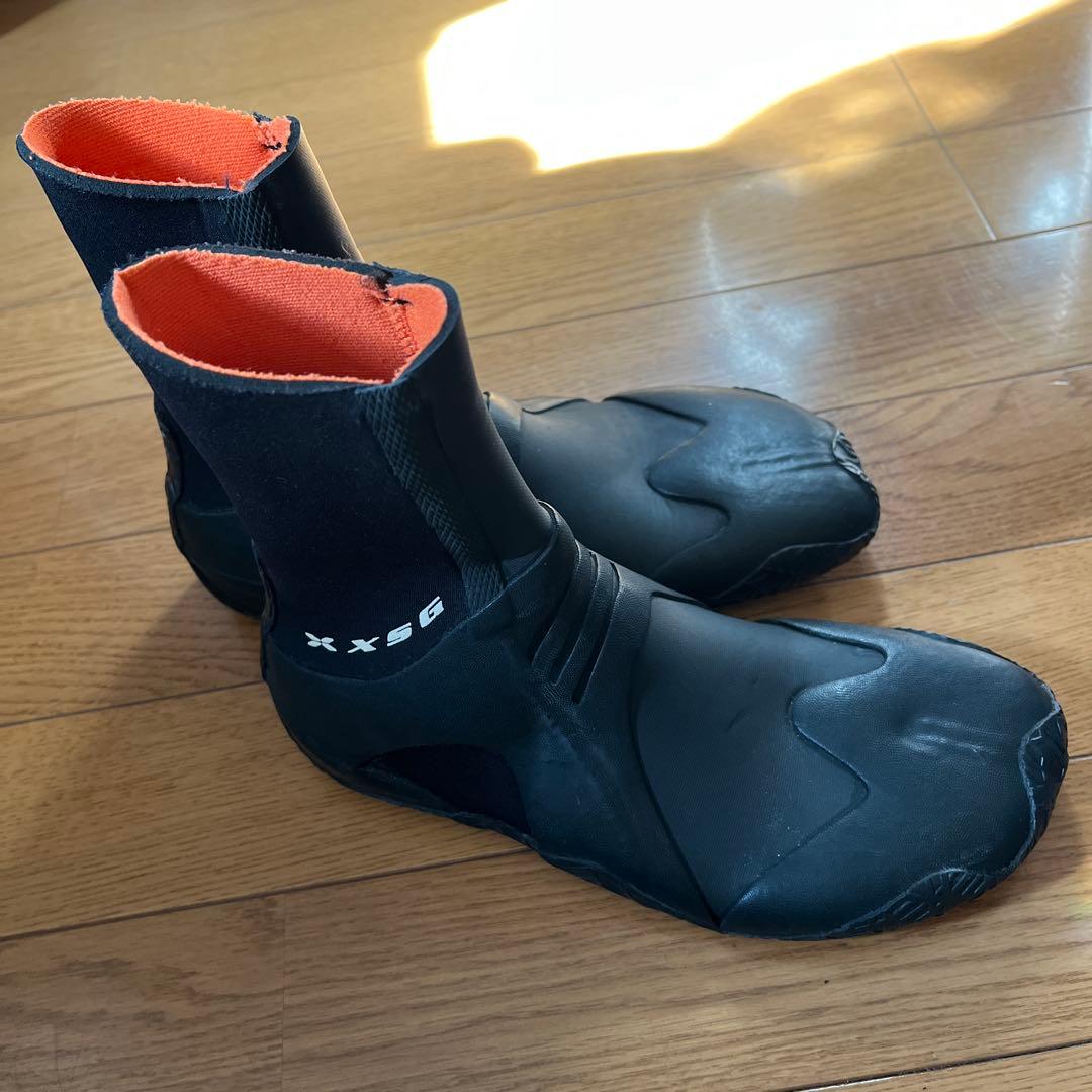 X-SOCKS サーフィン用 ネオプレンブーツ ブラック/オレンジ