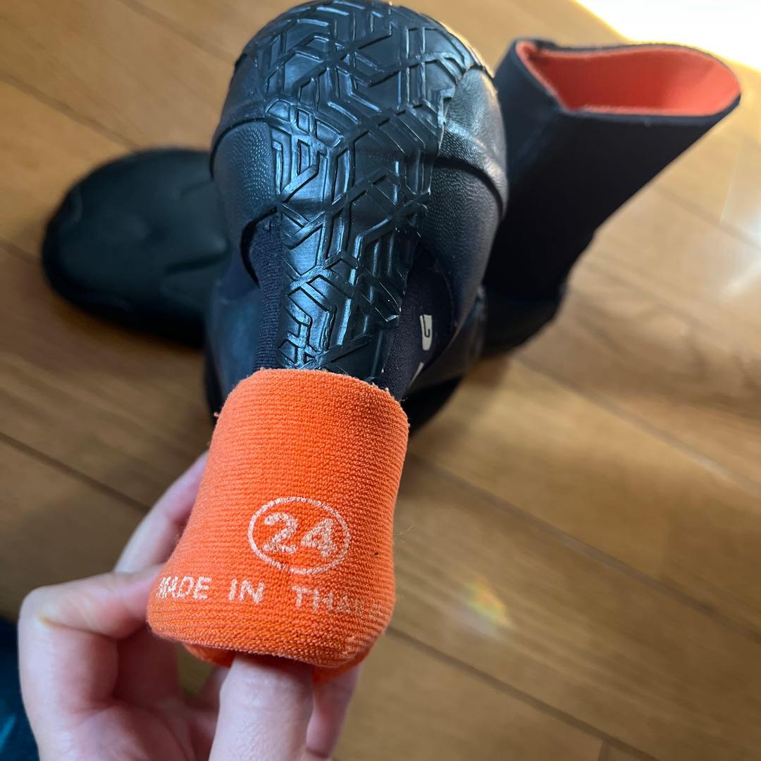 X-SOCKS サーフィン用 ネオプレンブーツ ブラック/オレンジ