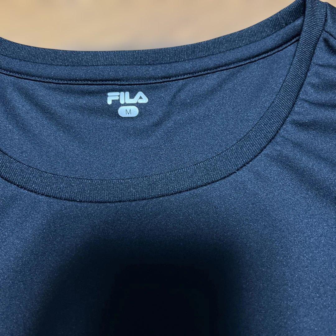FILA ブラック Tシャツ キュロット セット