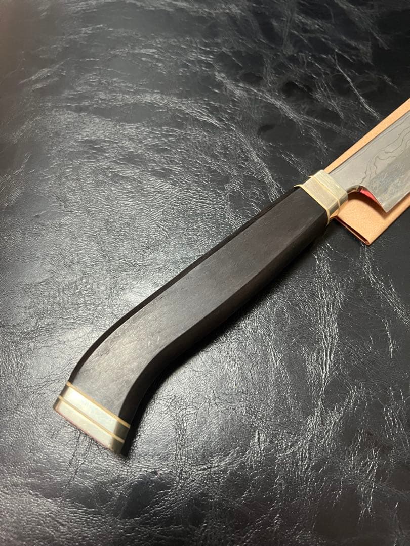 【定価10万円が限定特価】柳刃包丁 300mm 白一鋼 ダマスカス 鞘付き