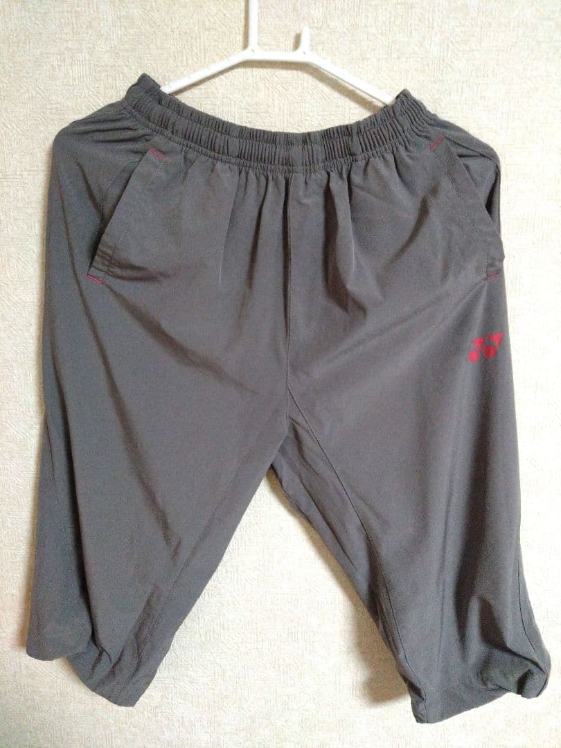 YONEX ヨネックス グレー系 七分袖ハーフパンツ