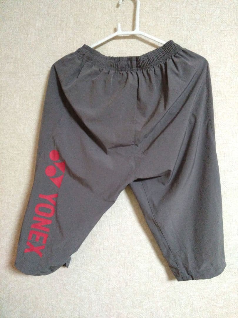 YONEX ヨネックス グレー系 七分袖ハーフパンツ