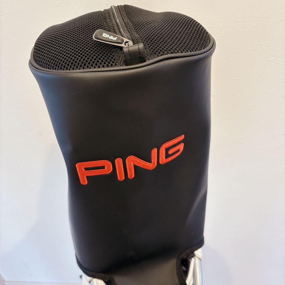 K464 PING トリコロールカラー キャディバッグ