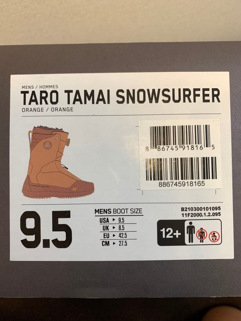 スノーボード K2 Taro Tamai  Surfer 21-22 27.5cm