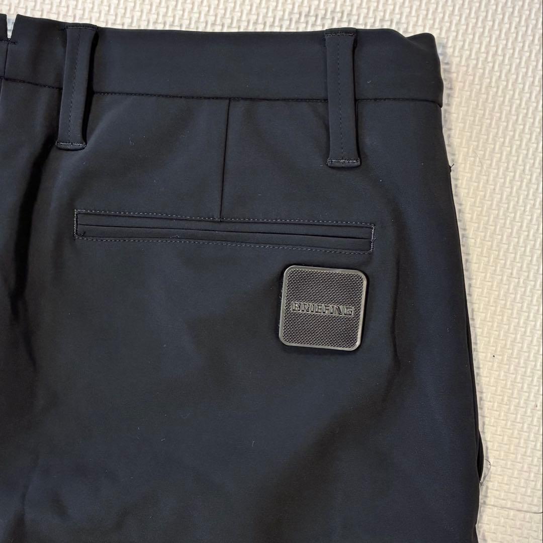 BRIEFING GOLFパンツ メンズ M ブラック ストレッチ ナイロン