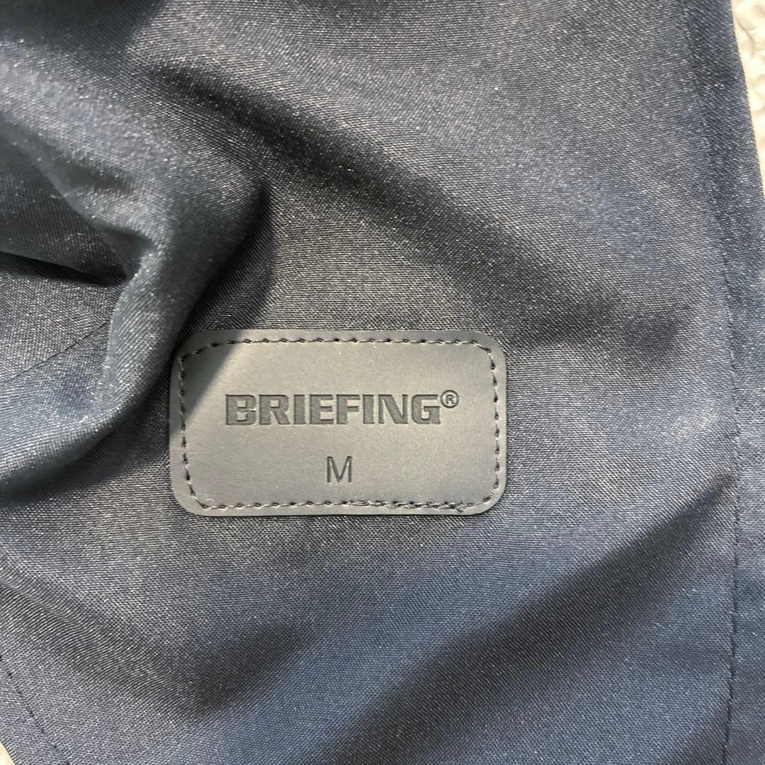 BRIEFING GOLFパンツ メンズ M ブラック ストレッチ ナイロン