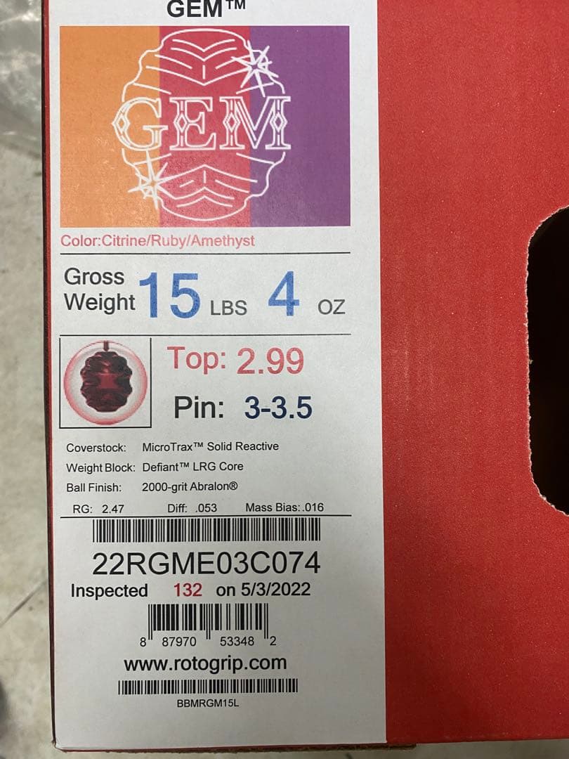 15ポンド美品ロトグリップ初代GEM